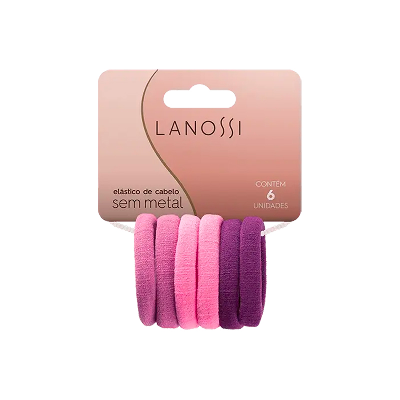 ELASTICO P/CABELLO VIOLET (6un)