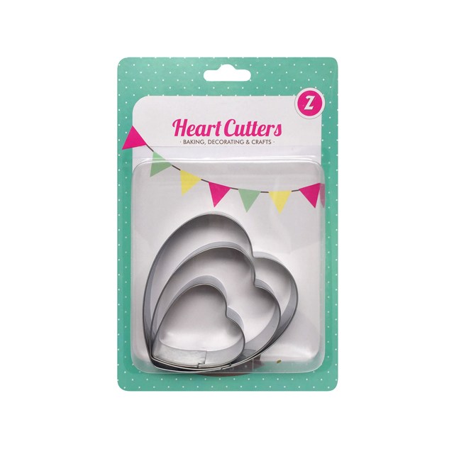 Cortante metalico corazon x3