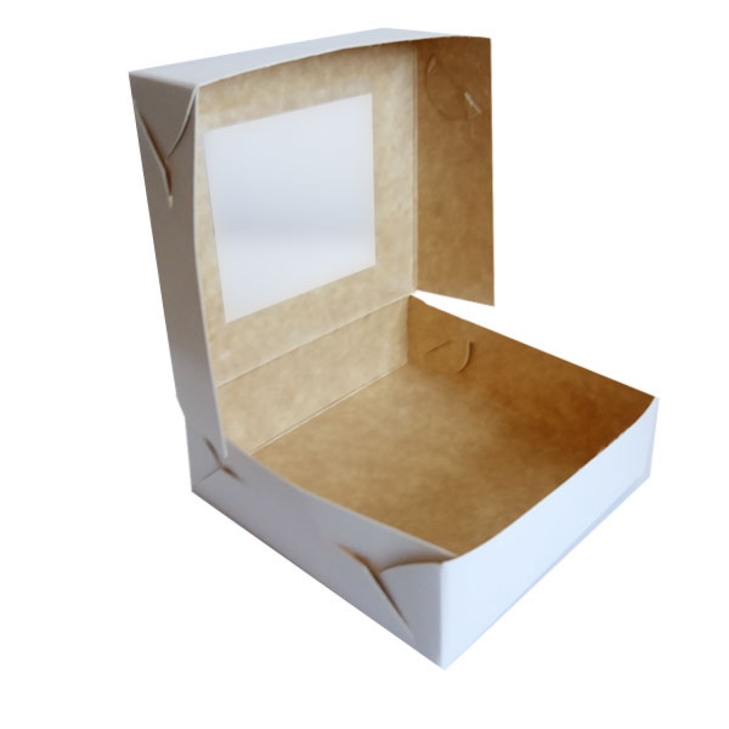 Caja masas 1/2 kilo c/visor  23x18x6,5