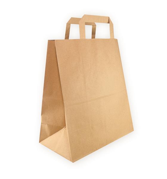 Bolsa de papel con asa 32x38x17 cm