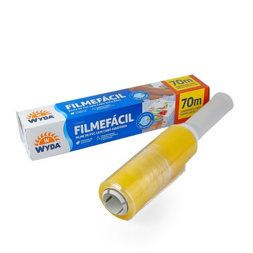 ROLLO FILM DE PVC 12cm x 70mts C/MANGO