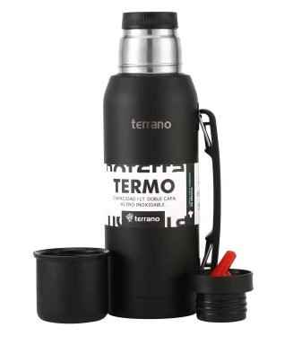 Termo 1 ltr negro