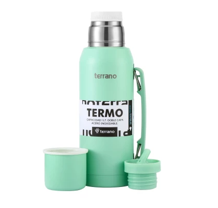 Termo 1 ltr verde agua