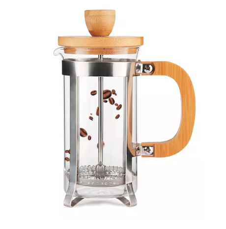 Cafetera francesa de madera 600 ml