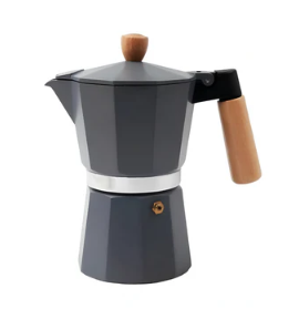 Cafetera Italiana 6 tazas 300 ml gris