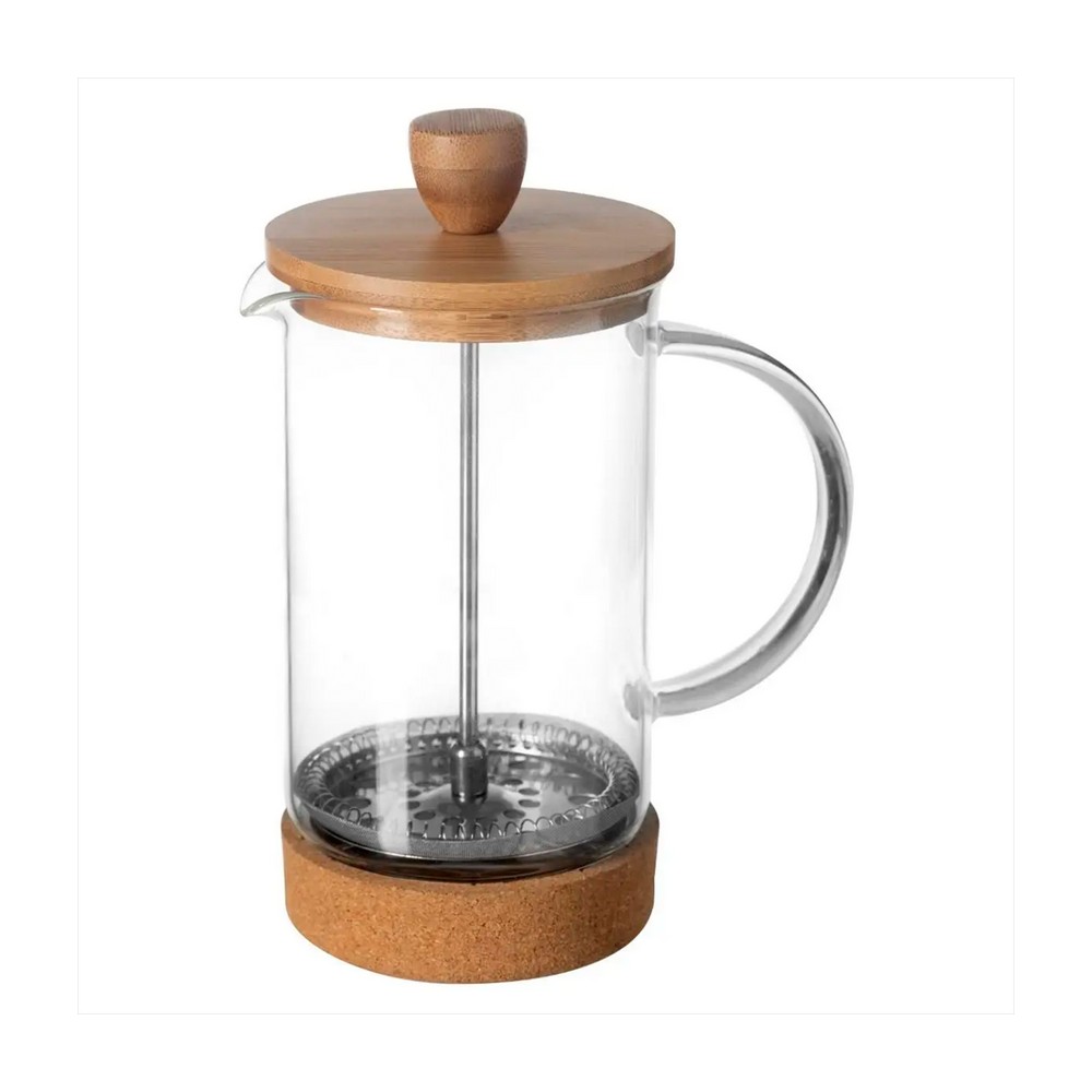 Cafetera francesa vidrio y Bambu 800ml