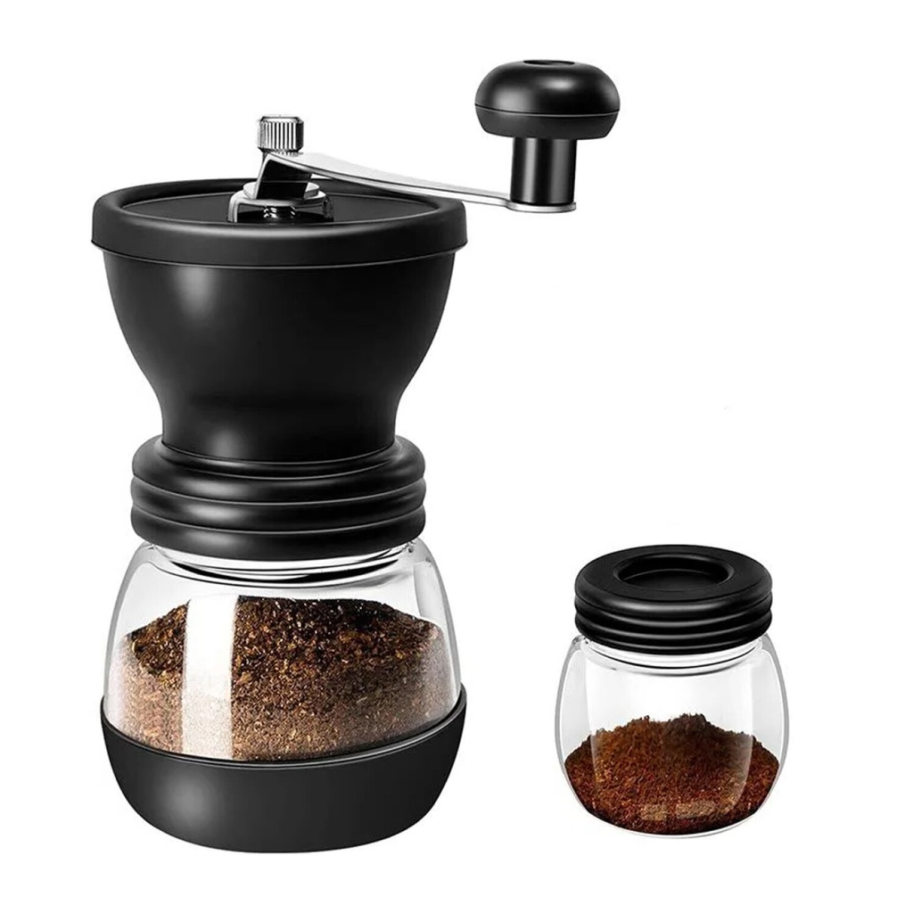 Molinillo de cafe manual + frasco obsequio