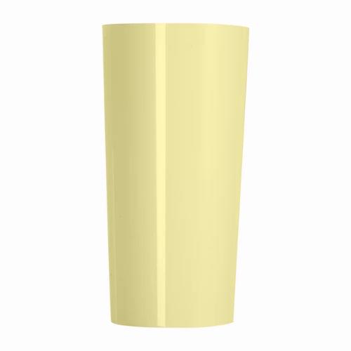 VASO LARGO 340ml AMARILLO PS PAQ. X10 UNID