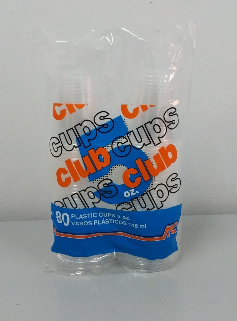 VASO CLUB CUPS 148cc-5oz (1/80)