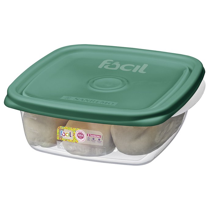 POTE HERMETICO CUAD. 530ml