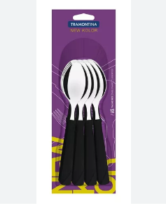 Cuchara x12 negra