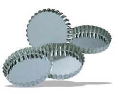 Set moldes tartas 12 cm x4 ILKO