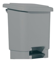 [LAR15G] BASURERO CON PEDAL GRIS 15L