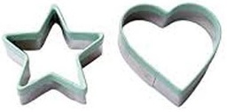 [068-ilk31557] Cortante de galletas x3 corazon/estrella