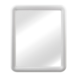 [5100-2] ESPEJO RECTANGULAR C/MOLDURA 3PZ BLANCO