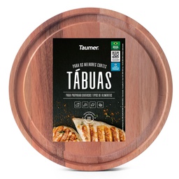 [T49444] Tabla de madera redonda 34cm