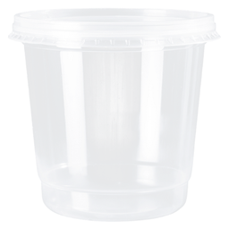 [KP-750TR] KIT POTE + TAPA   750ml TRANS. PP (1/25)