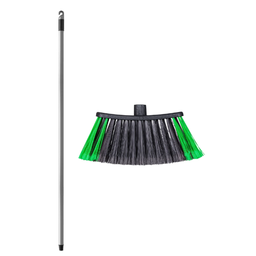[SP9676VDC] ESCOBA ECONOMICA VERDE C/CABO (SP9676VD + 9012)