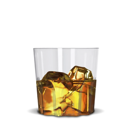 [S333] VASO DE WHISKY 300ml TRANSPARENTE PS  PAQ.X 10 UNID