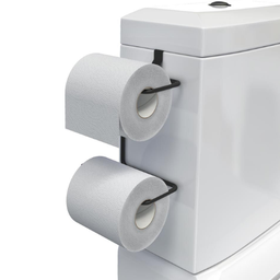 [ST1453BL] SOPORTE DE PAPEL HIGIENICO - NEGRO