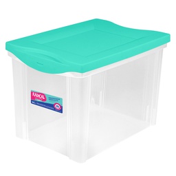 [OR21211N] *CAJA ORGANIZADORA  ALTA T/VERDE 30L