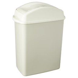 [280] BASURERO CON TAPA VAIVEN DE 20,5lts - BEIGE