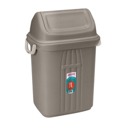 [SR279/20] BASURERO CON TAPA DE 19lts - GRIS