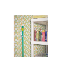 [OR13020] GANCHO P/ESCOBA P/PARED C/ADHESIVO