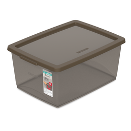 [OR80559N] CAJA ORGANIZADORA DE 15 Lts OSCURA