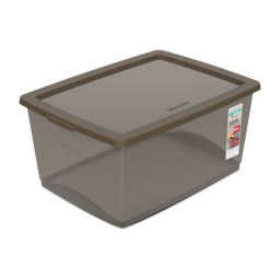 [OR80959N] CAJA ORGANIZADORA CON TRABAS 60 LITROS